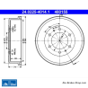 ATE Original 2 Pieces Brake Drum (24022540141) for Ford, Nissan