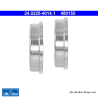 ATE Originale zweiteilige Bremstrommel (24022540141) für Ford, Nissan