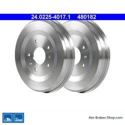ATE Original-2-teilige Bremstrommel (24022540171) für Land Rover