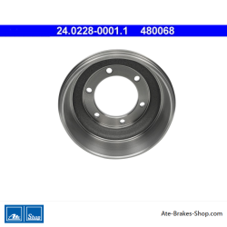 ATE Originele remtrommel (24022800011) voor Ford