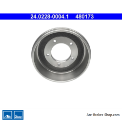 ATE Tambor de freno original (24022800041) para Ford