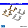 ATE Kit d’accessoires de plaquettes de frein d’origine (13046002012) pour Nissan