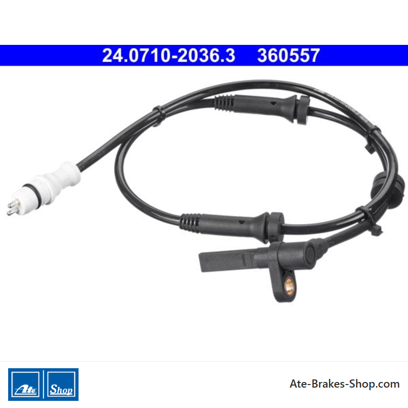 ATE Original wheel speed sensor (24071020363) for Fiat