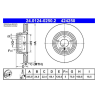 2 Pieces ATE Brake Disc (2401240250202) for BMW