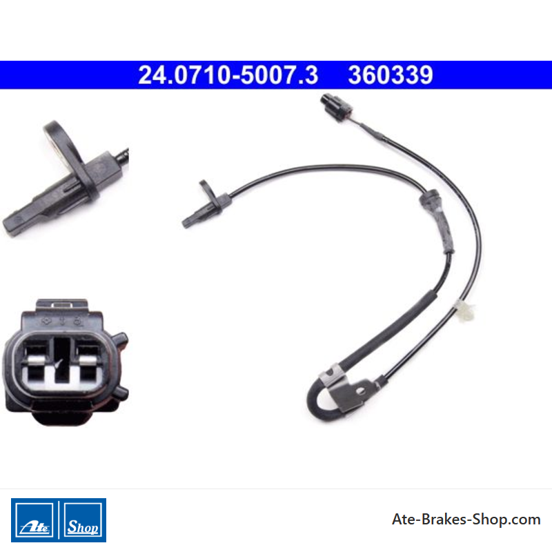 ATE Original wheel speed sensor (24071050073) for Opel, Suzuki