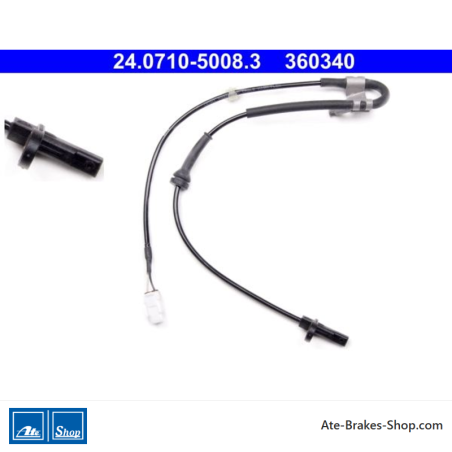 ATE Original wheel speed sensor (24071050083) for Opel, Suzuki
