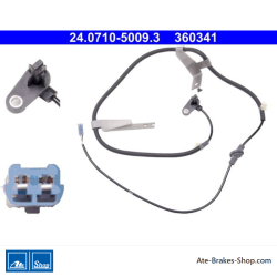 ATE Original wheel speed sensor (24071050093) for Opel, Suzuki