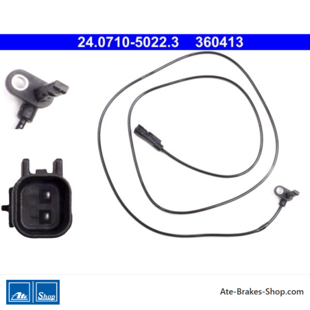 ATE Original wheel speed sensor (24071050223) for Opel