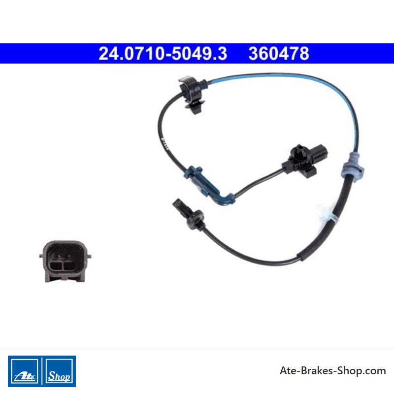 ATE Original wheel speed sensor (24071050493) for Honda