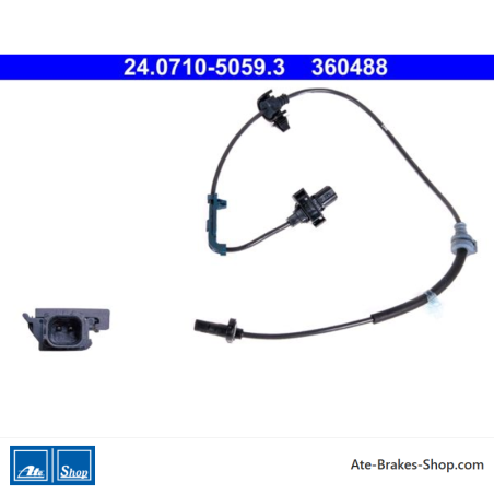 ATE Original wheel speed sensor (24071050593) for Honda