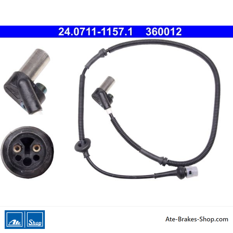 ATE Original wheel speed sensor (24071111571) for Saab