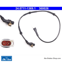 ATE Original wheel speed sensor (24071113691) for Ford