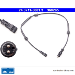 ATE Original wheel speed sensor (24071150013) for Renault