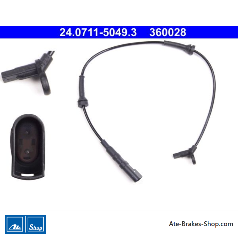 ATE Original wheel speed sensor (24071150493) for Ford