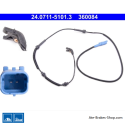 ATE Original wheel speed sensor (24071151013) for Citroën