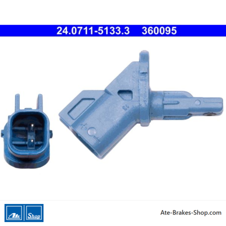 ATE Original wheel speed sensor (24071151333) for Ford