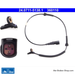 ATE Original wheel speed sensor (24071151381) for Ford