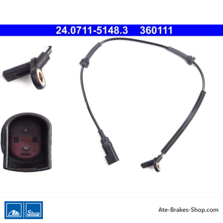 ATE Original wheel speed sensor (24071151483) for Ford