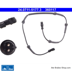 ATE Original wheel speed sensor (24071151773) for Renault