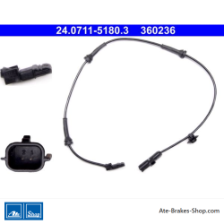 ATE Original wheel speed sensor (24071151803) for Renault