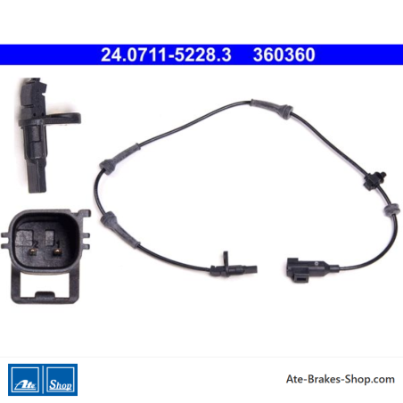 ATE Original wheel speed sensor (24071152283) for Land Rover