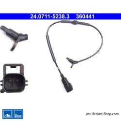 ATE Original wheel speed sensor (24071152383) for Jaguar