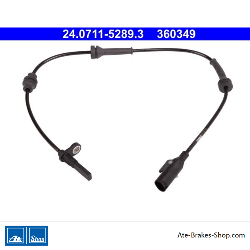 ATE Original wheel speed sensor (24071152893) for Fiat