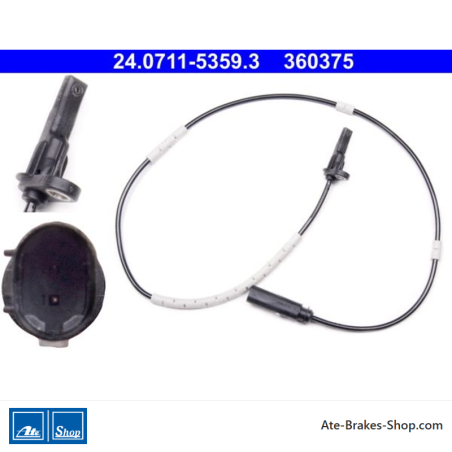 ATE Original wheel speed sensor (24071153593) for BMW