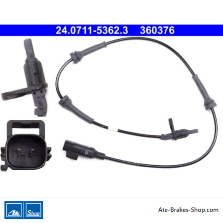 ATE Original wheel speed sensor (24071153623) for Land Rover