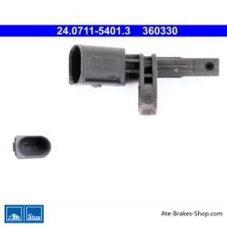 ATE Original wheel speed sensor (24071154013) for Audi, Cupra, Porsche, Seat, Skoda, Volkswagen (VW)