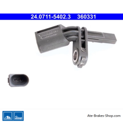 ATE Original wheel speed sensor (24071154023) for Audi, Cupra, Porsche, Seat, Skoda, Volkswagen (VW)