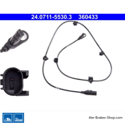 ATE Original wheel speed sensor (24071155303) for Mercedes-Benz