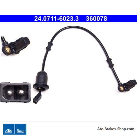 ATE Original wheel speed sensor (24071160233) for Mercedes-Benz