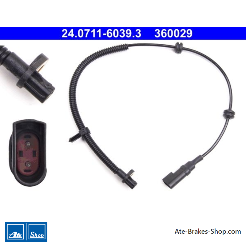 ATE Original wheel speed sensor (24071160393) for Ford