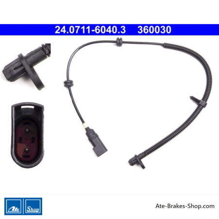 ATE Original wheel speed sensor (24071160403) for Ford