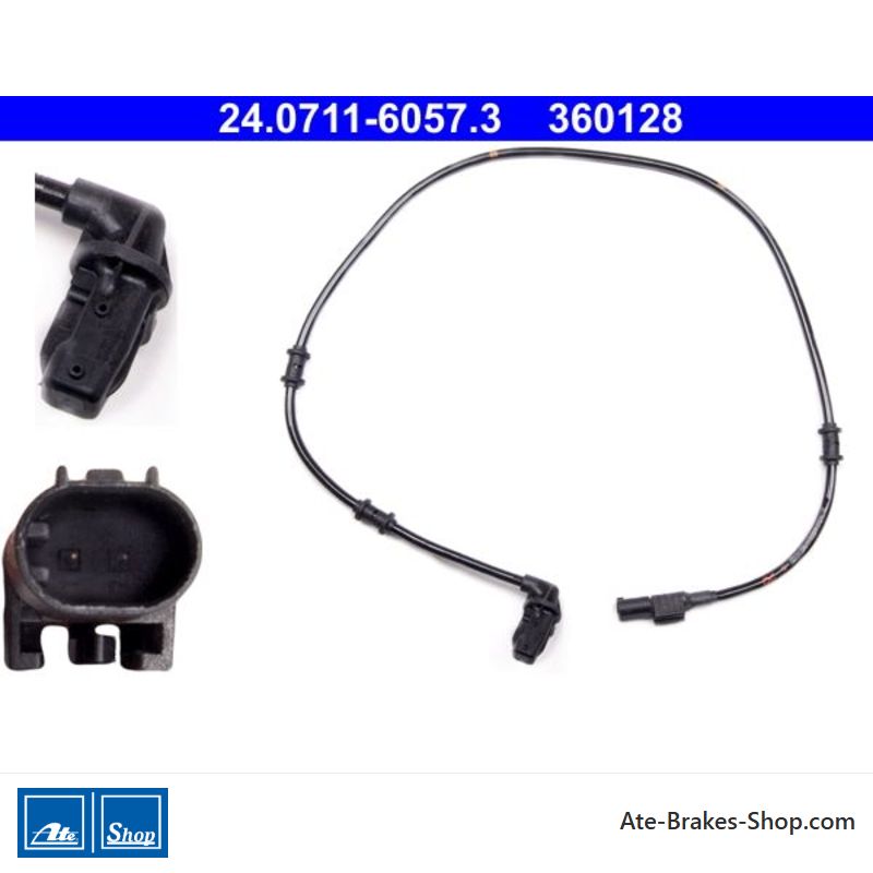 ATE Original wheel speed sensor (24071160573) for Mercedes-Benz