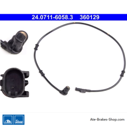 ATE Original wheel speed sensor (24071160583) for Mercedes-Benz