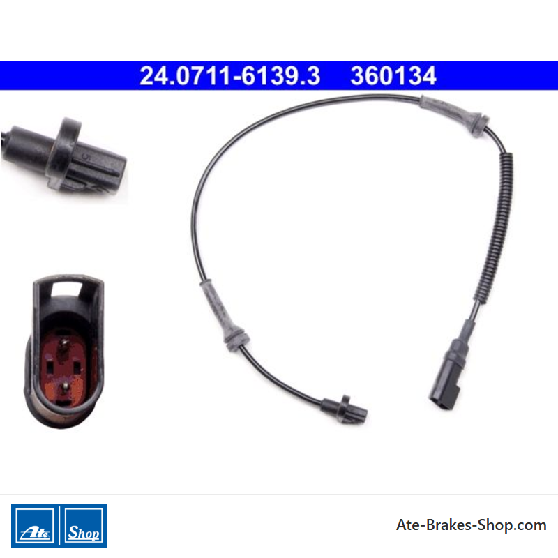 ATE Original wheel speed sensor (24071161393) for Ford