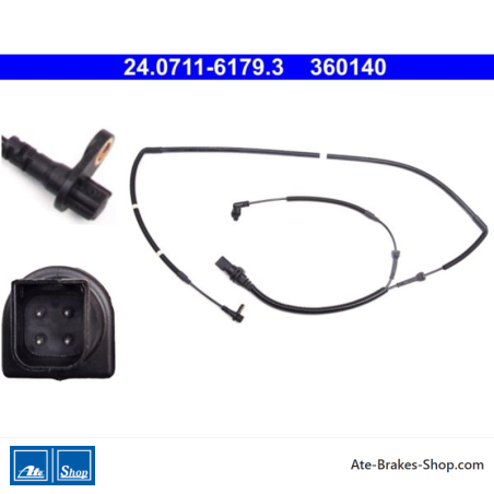 ATE Original wheel speed sensor (24071161793) for Ford