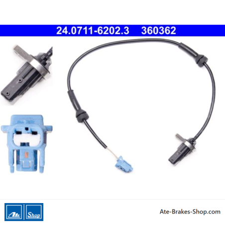 ATE Original wheel speed sensor (24071162023) for Nissan
