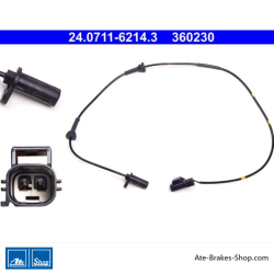 ATE Original wheel speed sensor (24071162143) for Volvo