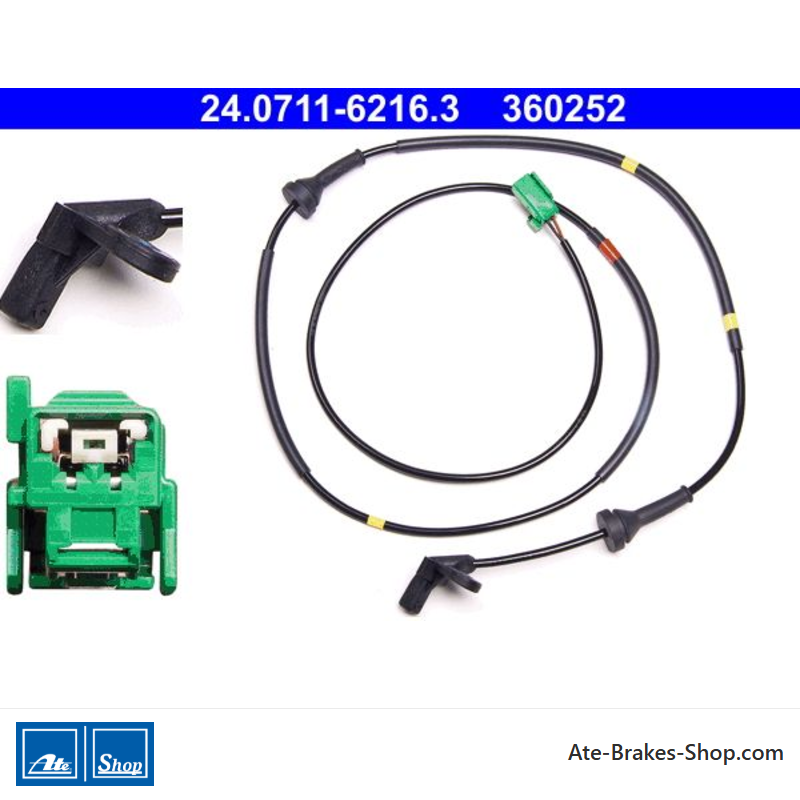 ATE Original wheel speed sensor (24071162163) for Volvo