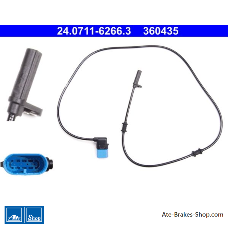 ATE Original wheel speed sensor (24071162663) for Mercedes-Benz