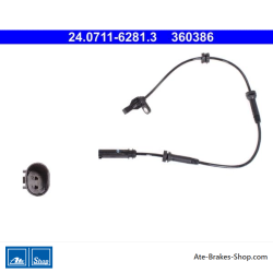 ATE Original wheel speed sensor (24071162813) for BMW