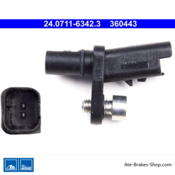 ATE Original wheel speed sensor (24071163423) for Citroën, Peugeot