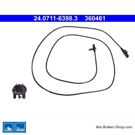 ATE Original wheel speed sensor (24071163983) for Mercedes-Benz, Volkswagen (VW)