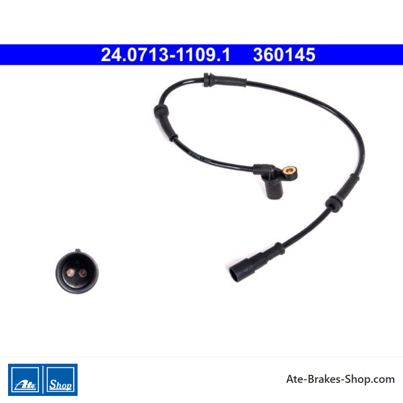ATE Original wheel speed sensor (24071311091) for Renault