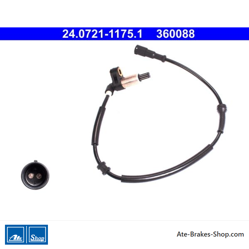 ATE Original wheel speed sensor (24072111751) for Renault