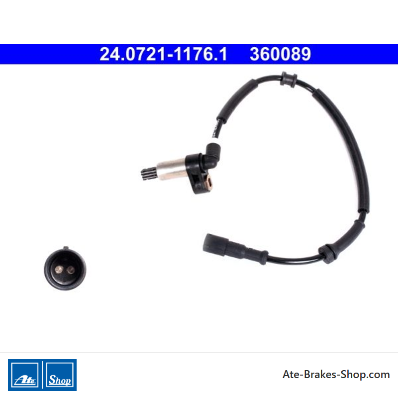 ATE Original wheel speed sensor (24072111761) for Renault