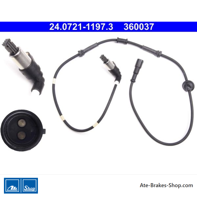 ATE Original wheel speed sensor (24072111973) for Fiat